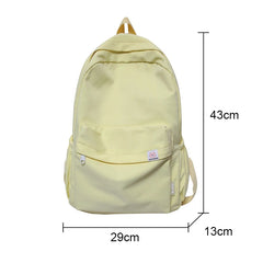 Buylor Nylon Women Backpack High Waterproof Schoolbag for Teenage Girls