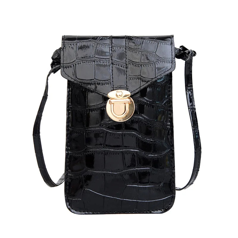 Buylor Small Crossbody Cellphone Purse Stone Pattern Shoulder Phone Bags Women