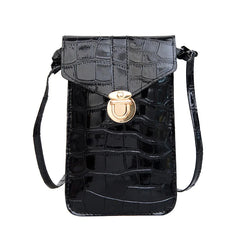 Buylor Small Crossbody Cellphone Purse Stone Pattern Shoulder Phone Bags Women