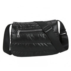 Warm Women Shoulder Bag Flap Nylon Cotton Crossbody Handbag