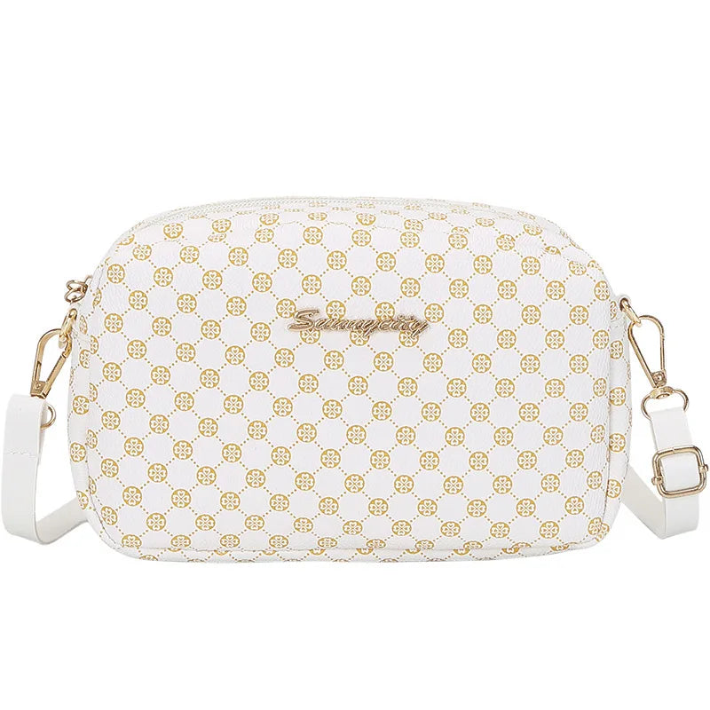 Tassel Shoulder Bag Embroidery Women's Bag Chain Printed Crossbody Bags