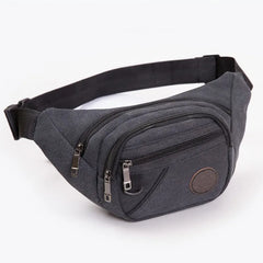 Buylor Canvas Waist Pack Fanny Pack Sports Hip Bag Phone Pounch