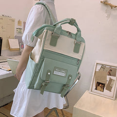 Buylor Women Backpack Girls Ring Bag Travel Laptop Backpack Women Notebook Back