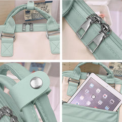 Buylor Women Backpack Girls Ring Bag Travel Laptop Backpack Women Notebook Back