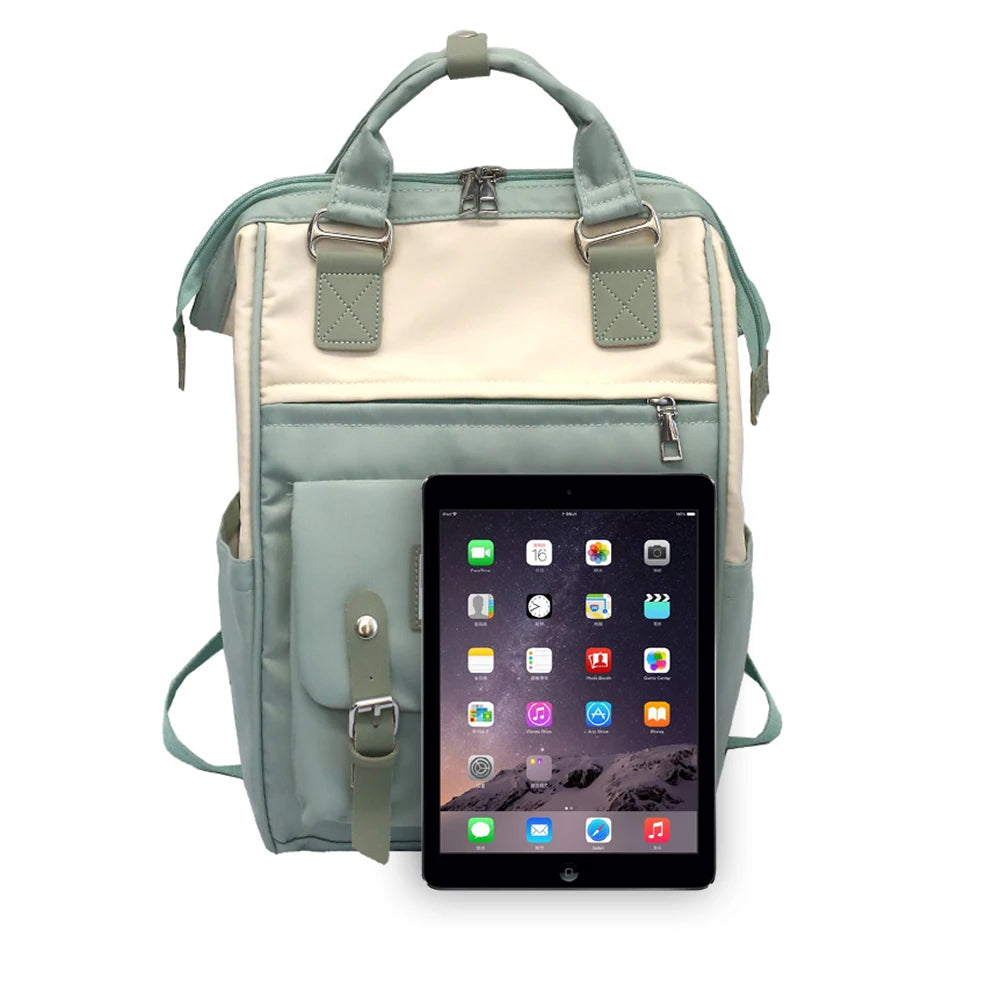 Buylor Women Backpack Girls Ring Bag Travel Laptop Backpack Women Notebook Back