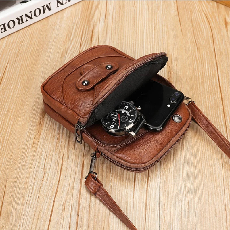 Buylor Women Crossbody Bag PU Leather Mini Shoulder Bags