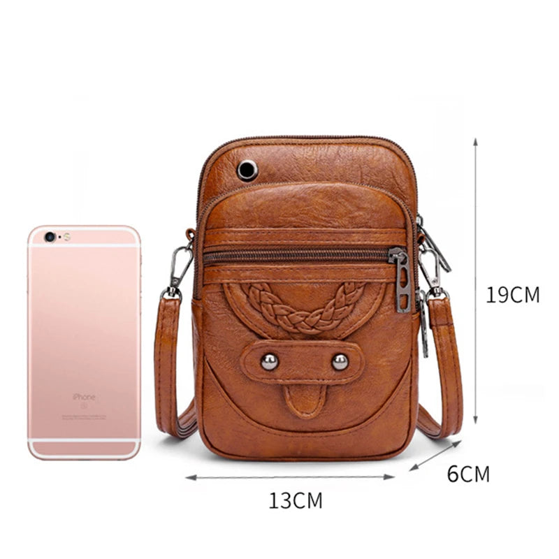 Buylor Women Crossbody Bag PU Leather Mini Shoulder Bags
