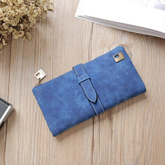 Buylor Women's Wallet Long Strip Two Fold Women's Wallet