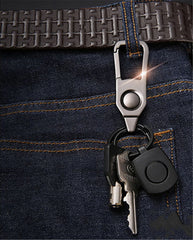 Universal Key Holder LED With Light Metal Key Case Men's Car Pendant Organizer