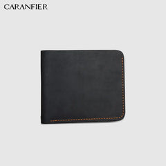 Men's Crazy Horse Leather Wallet Cross Style