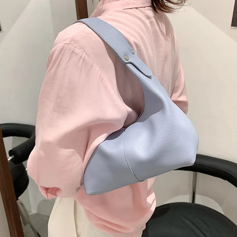Vintage Soft PU Leather Bags For Women Small Shoulder Handbags