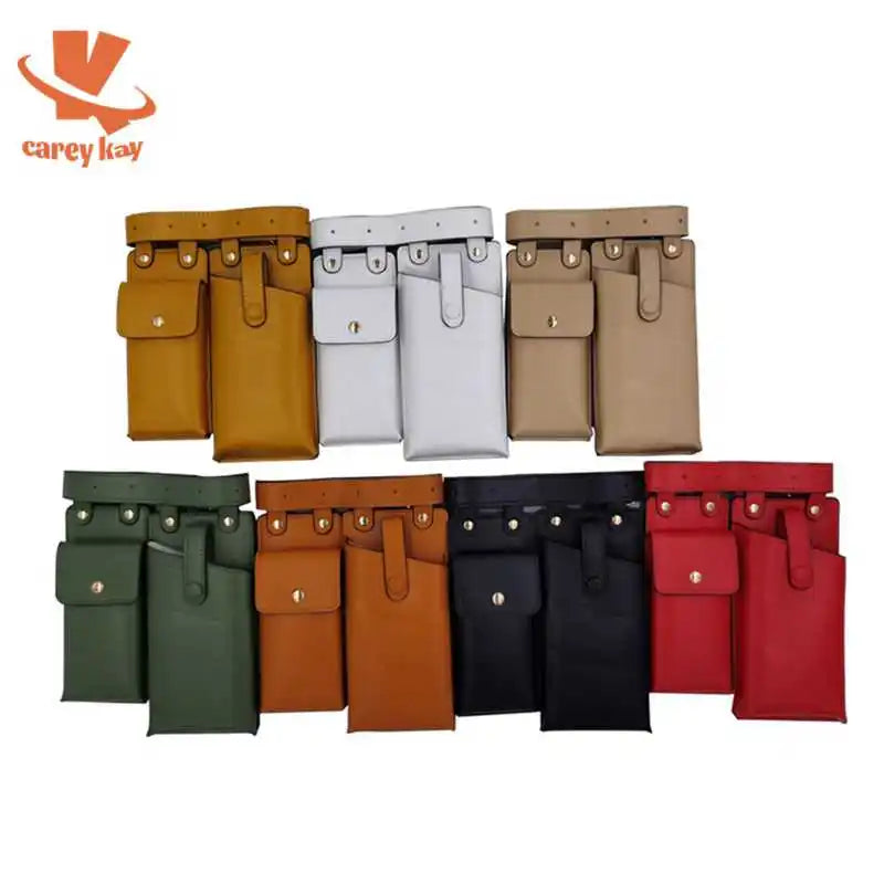 Leather Waist Belt Bag Crossbody Chest Bags Fanny Pack Small Phone Pack