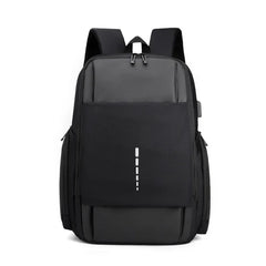 15.6'' Waterproof Backpack USB Charging School Bag Anti-theft Women Men Bags Lap