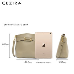 PU Leather Bucket Crossbody Bag Set with Shoulder Handbag for Women