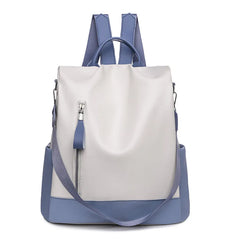 Casual PU Leather Backpack Women Waterproof School Bags Teenage Girls