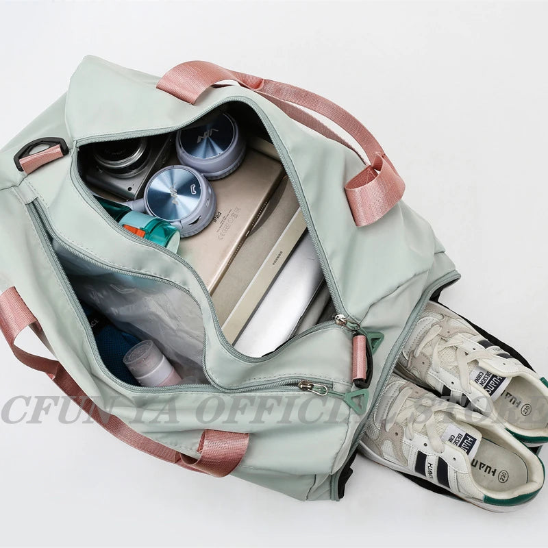 Women's Waterproof Fitness Yogo Travel Duffle Bag
