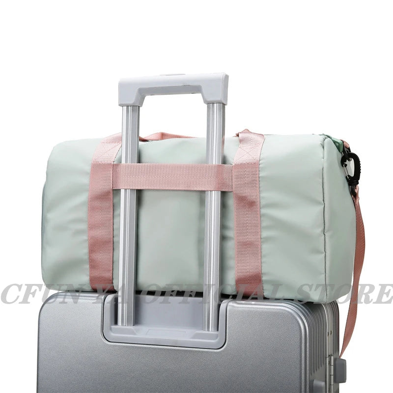 Women's Waterproof Fitness Yogo Travel Duffle Bag