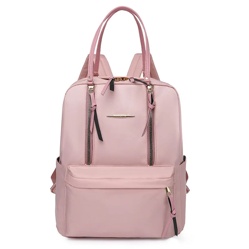 Oxford Teen Girls Backpack Pink Waterproof Women Bagpack Laptop Back Pack
