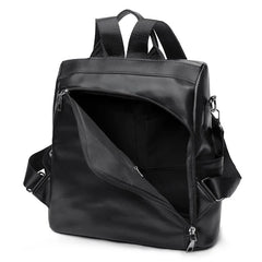 Boho Women's Backpack PU Leather Anti-Theft Travel Shoulder Bag
