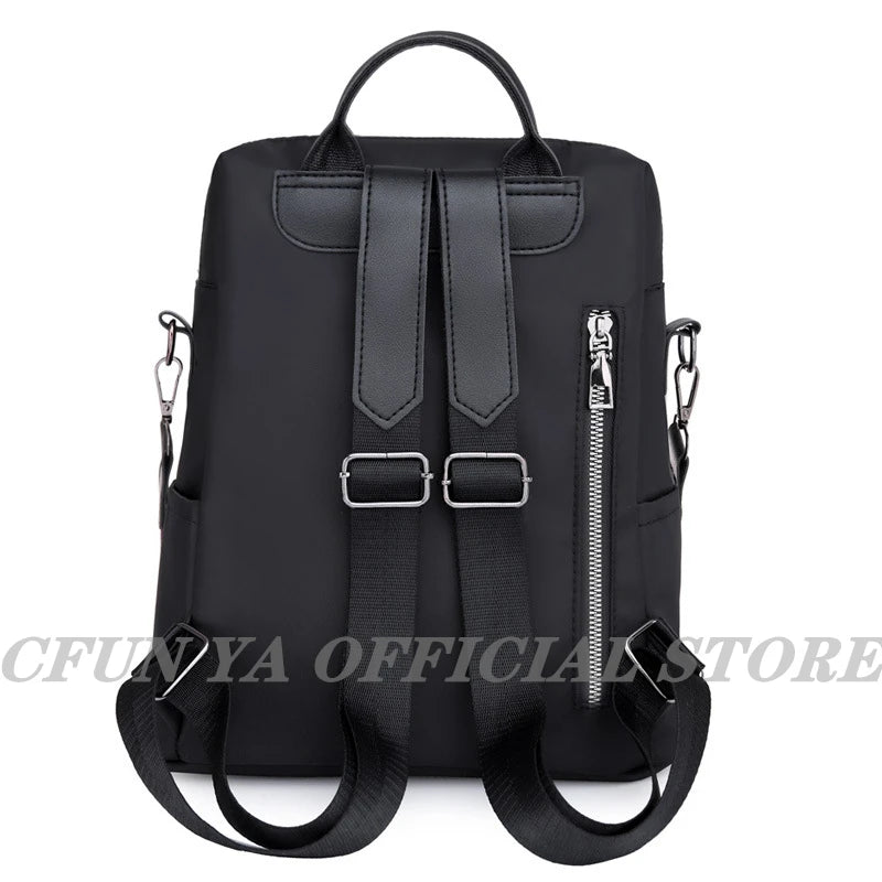 Women Anti-theft Backpack Large Travel SchoolBag for Teenager Girls