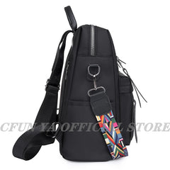 Women Anti-theft Backpack Large Travel SchoolBag for Teenager Girls