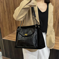 CGCBAG Women Shoulder Bag PU Leather Large Capacity Crossbody Bags