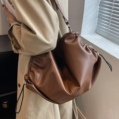 Large Capacity Soft Leather Crossbody Bag for Women
