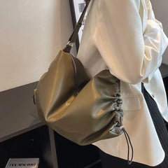 Large Capacity Soft Leather Crossbody Bag for Women