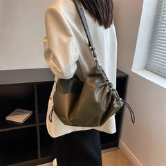 Large Capacity Soft Leather Crossbody Bag for Women