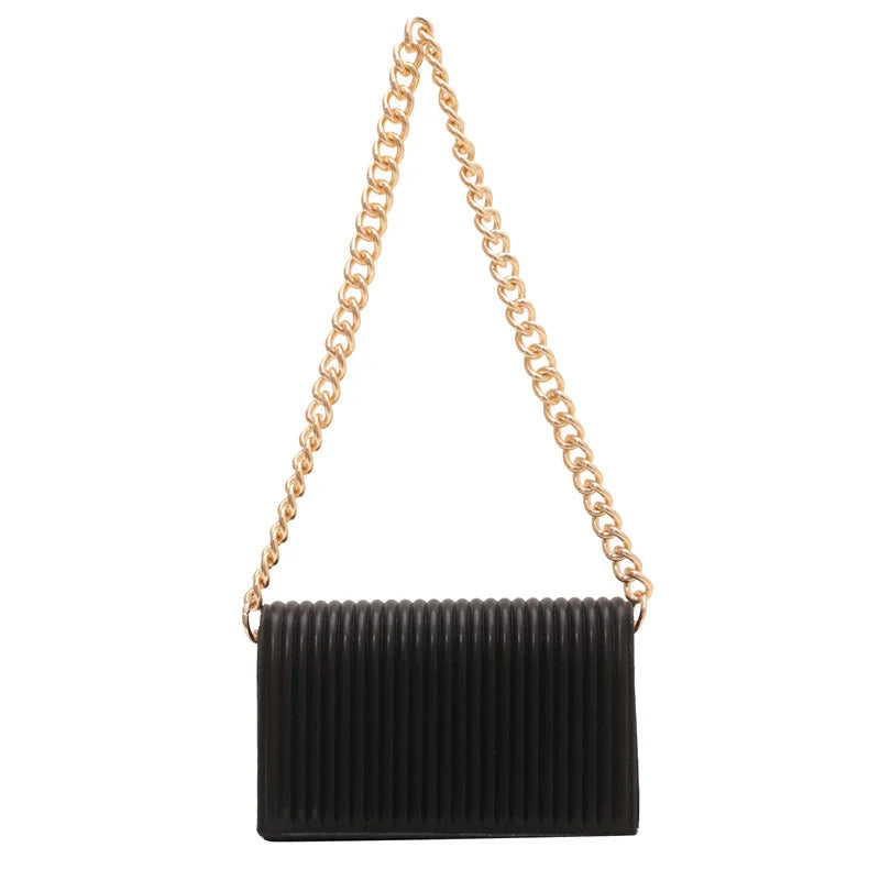 Thick Chain Shoulder Bag Women Handbags PU Leather Crossbody Bags