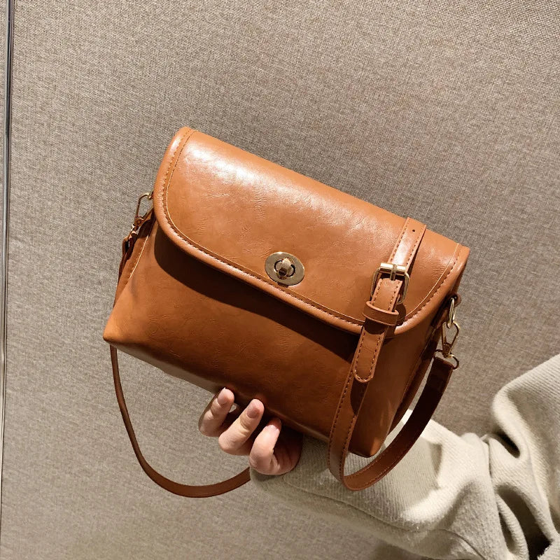 CGCBAG Small Messenger Bag For Women Shoulder Bag High PU Leather Handbags Femal