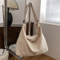 Large Capacity Women Canvas Shoulder Bag Casual Handbag