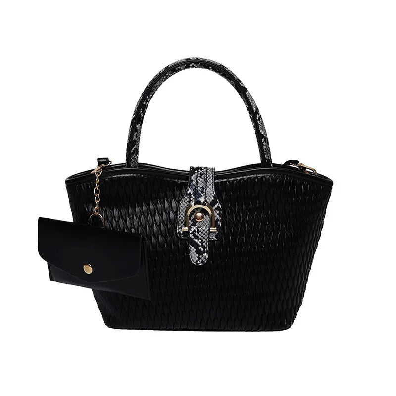 Rhombus Embossing Handbags Women Shoulder Bag High Leather Crossbody Bags