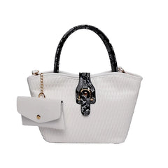 Rhombus Embossing Handbags Women Shoulder Bag High Leather Crossbody Bags