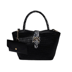 Rhombus Embossing Handbags Women Shoulder Bag High Leather Crossbody Bags