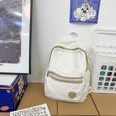 CGCBAG Harajuku Canvas Women School Backpack Casual Large Capacity Backpack