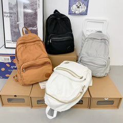 CGCBAG Harajuku Canvas Women School Backpack Casual Large Capacity Backpack