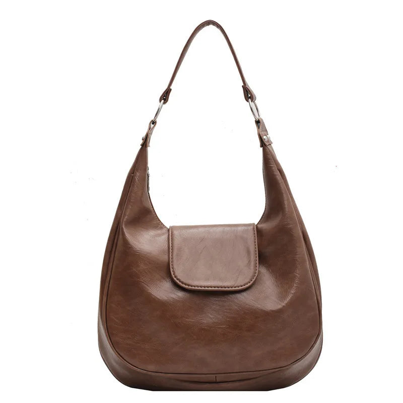 CGCBAG Solid Large Women Shoulder Bag Soft Leather Tote Bag All-match Handbag