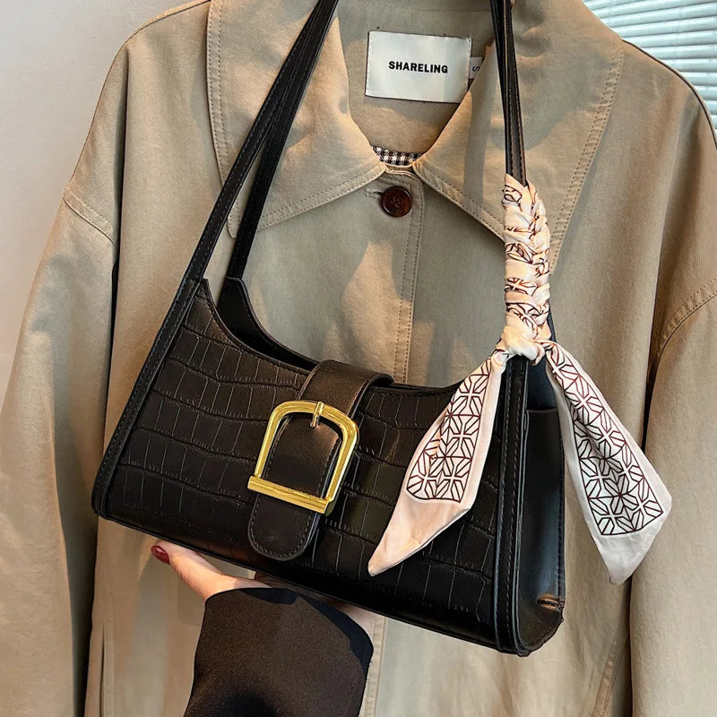 CGCBAG Vintage Women Shoulder Bag Handbags High PU Leather Female Tote Bag