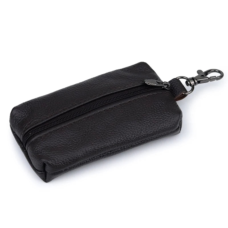 Cowhide Leather Key Wallet Key Chain Holder Men