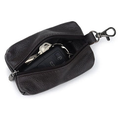Cowhide Leather Key Wallet Key Chain Holder Men