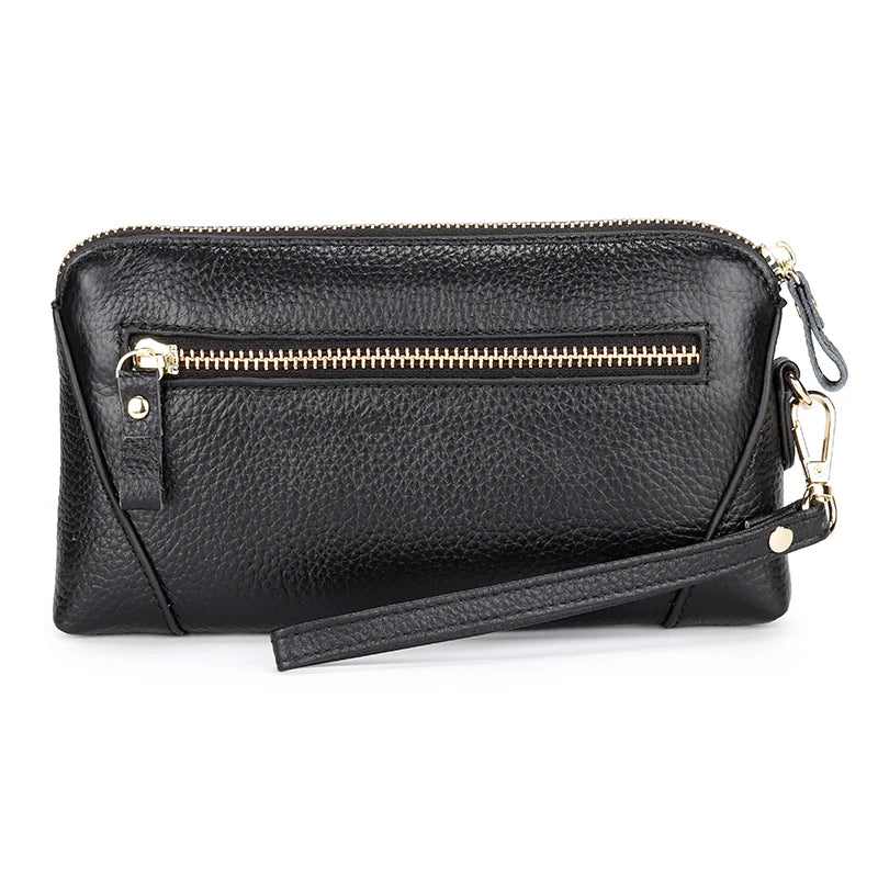 Bee Print Zipper Clutch Wallet for Women