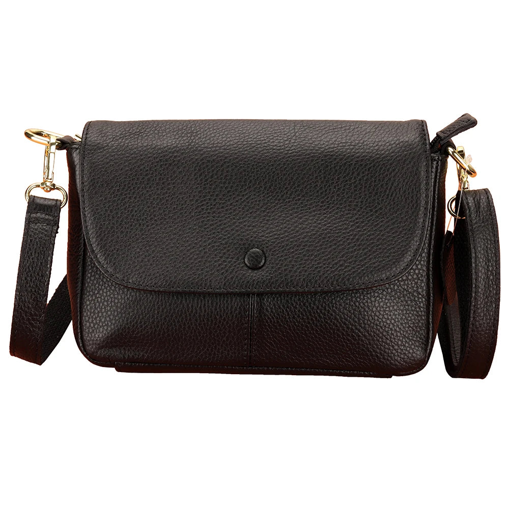 Cover Style Leather Women Messenger Bag Large Capacity Handbag