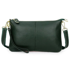 Leather Women's Messenger Bag Cowhide Handbag Large Capacity Shoulder Bags