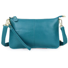 Leather Women's Messenger Bag Cowhide Handbag Large Capacity Shoulder Bags