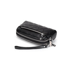 Small Geometric Flap Bag Cow Leather Women Messenger Cross-body Bag