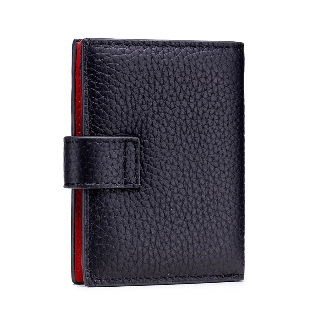 Leather Women Short Wallet Zipper Purse for Girls