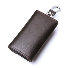 Men's Leather Key Wallets Housekeeper Key Holders Male Keychain