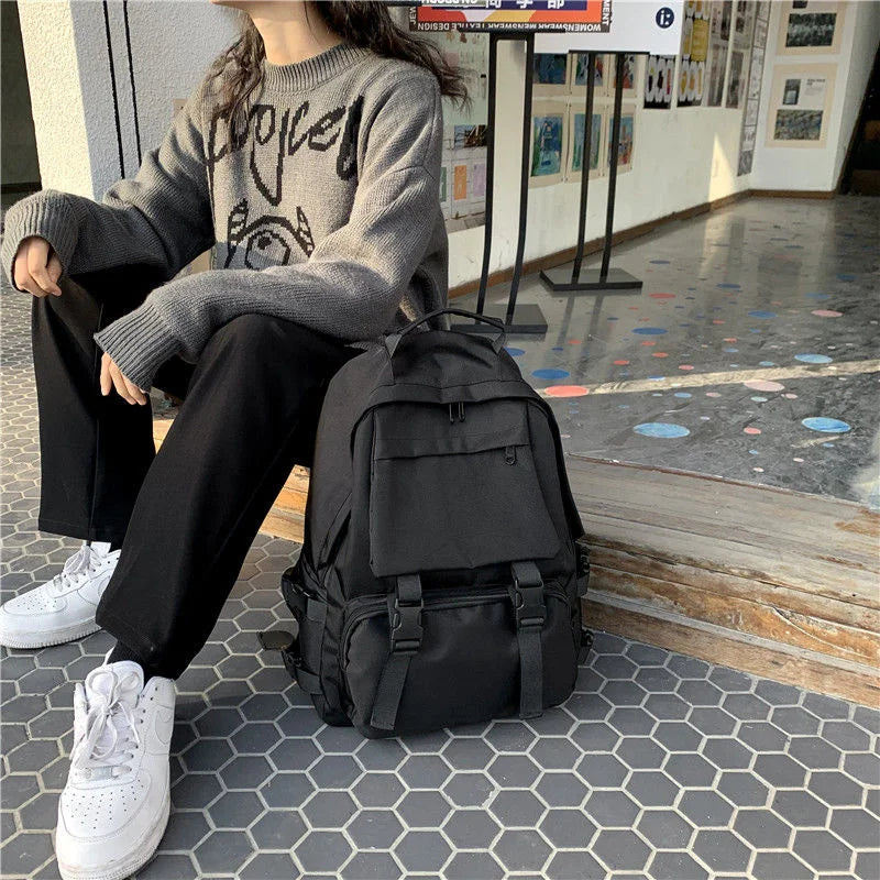 Travel Canvas Backpack Schoolbag Women Mochila Feminina Bagpack School Bags