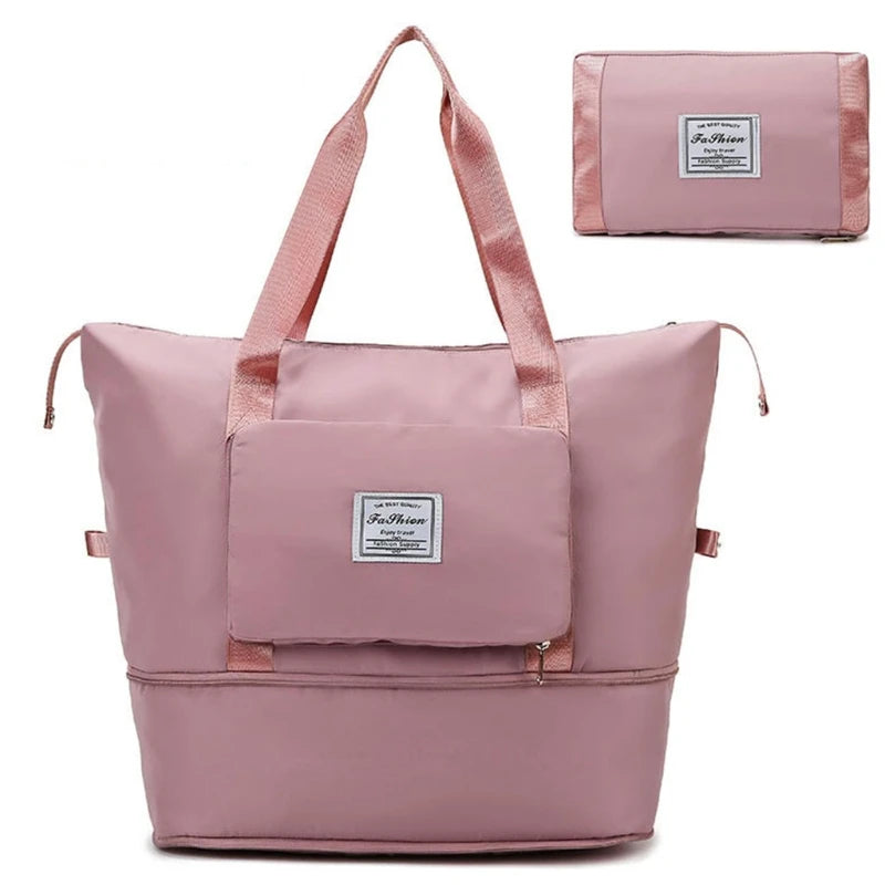 CPDD Large Gym Bag Waterproof Expandable Handbag